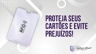 Capinha protetora de cartões de crédito e transporte NFC Rfid Bloqueador - Gustavo Hilbert