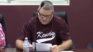 Kenedy City Council meeting, September 24, 2019