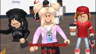 Roblox keystone middle school |keystone with friends | p1 s3 episode 7