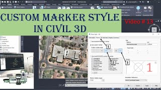 Create new point styles in civil 3d using AutoCAD blocks and custom  marker styles