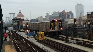 NYC Subway: R179 (J) Skip-Stop Train Departing Marcy Av