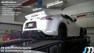 370Z Supercharged SOHO Motorsports Air to Air kit for Stillen Supercharger 12 lbs of boost