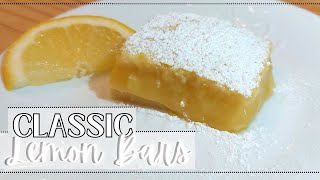 Classic Lemon Bar Recipe