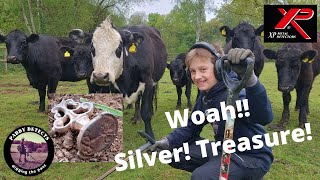 Silver Treasure!! Silver milled! Horse Boss! Metal Detecting UK| Real Metal Detecting| XP Deus