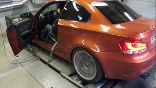 BMW 1M Coupe with Akrapovic Titanium Exhaust System - Dyno Run at Beek Auto Racing