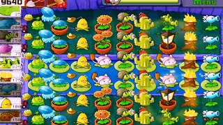 Plants vs Zombies || Plants vs All Zombies 5 Flags Completed Gameplay in Survival Fog GAMEPLAY