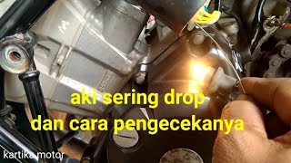 CB 150 aki sering drop & cara pengecekanya