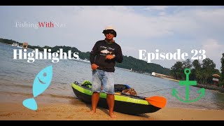 FishingWithNas Episode 23  - Multi Species Kayak Fishing In St John Island Singapore