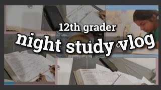 A productive night study vlog _#study vlog_#board#class12