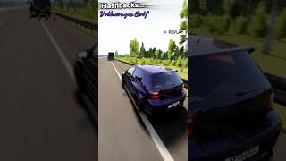 Volkswagen Golf Crash at 300 Km/h Autobahn | Flashbacks