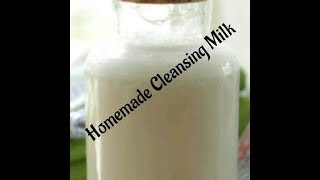 DIY easy Homemade cleansing milk with just 3 ingredients