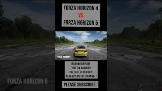 #SHORTS ( 2014 BMW M4 Coupe ) Forza Horizon 5 vs Forza Horizon 4 exhaust sounds