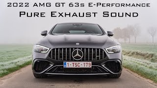 2022 Mercedes-AMG GT 4-Door 63s E-Performance: Pure V8 Exhaust sound