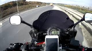 Yamaha fz6 fazer 0-100 km 5 second