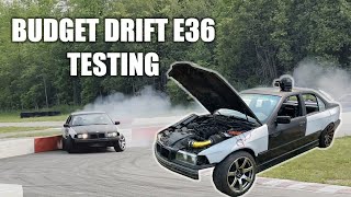 Budget E36 - Drifting a Go-Kart Track