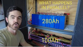 Can I run in Parallel DIFFERENT CAPACITY Batteries? 280ah & 100ah LIFEPO4