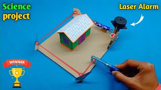 Science Project || Laser Home Security System || Laser Security Alarm Project || Science Model