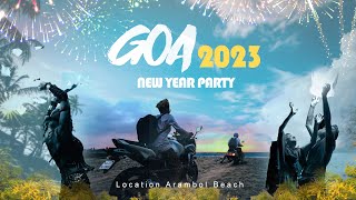 New year celebration in goa 2023 | Arambol Beach | 2023 fireworks