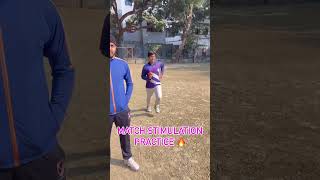 Match Stimulation  | Practice Session | #cricket #cricketacademy #reels #shorts #viral #ytshort