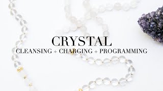 How to Cleanse & Charge Crystals