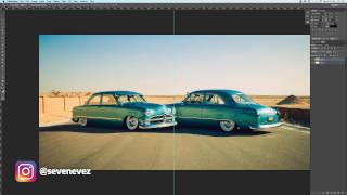 How to make a swipeable wide landscape image seamless for Instagram using photoshop