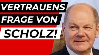 Scholz stellt Vertrauensfrage – Regierung vor dem AUS