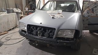 Mercedes-Benz w202 c36 amg rear bumper nickel removal