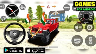 Dollar (Song) Modified 😈 Mahindra Red Thar || Indian Car Simulator 3D || Car Game 3D