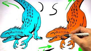 TRY THIS! DRAWING TIP - FLOW (feat JURASSIC WORLD)