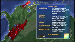 Zonas con alerta de incendios