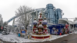 Euro-Mir at Christmas Forward Facing [4K] Front Seat POV - Europa-Park