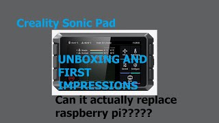 Creality Sonic pad Unboxing and thoughts