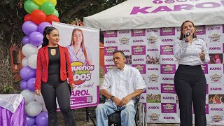 Karol Martínez se lanza por firmas