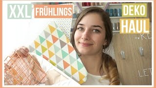 XXL Frühlings Deko Home Haul 2017 ⎮ weeklyMel