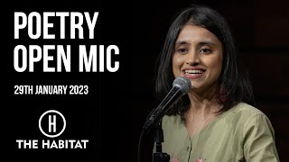 Live Poetry Open Mic at The Habitat 29th January 2023