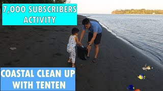 COASTAL CLEAN-UP WITH TENTEN l 7,000 SUBSCRIBERS ACTIVITY