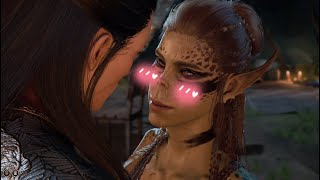 Spending Time With Lae'zel At The Reunion Camp [Baldur's Gate 3 Patch 5 New Romance Scene]