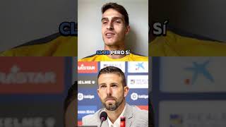 Denis Suárez habla de su coincidencia en el vestuario con Luis García como entrenador del #rcde