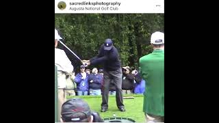 Tiger Woods Iron Swing at Augusta