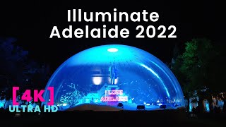 Illuminate Adelaide 2022 - City Lights  | 4K | ADELAIDE LIFE