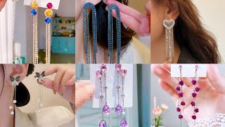 Long Earring Design/ Beautiful Earring Collection/ Long Earring Design 2024 Sumik Collection