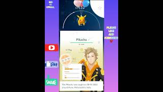 Shiny Pikachu with Balloons🎈 Caught in (POKÉMON GO) 😘🔥