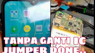 Oppo A1k panggilan darurat ,Oppo a1k sinyal bulat.done tanpa ganti IC || jalur sinyal Oppo a1k