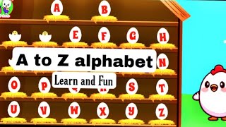 preschool learning videos | learn A to Z alphabets reading | Brain Today