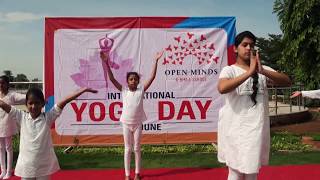 Yoga Day Celebrations @ Open Minds A Birla School