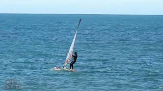 Blowing Bowen Qld second session from Thursday Windfoiling Wingfoiling