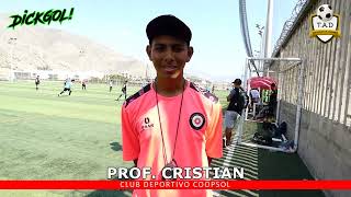 Entrevista al Prof. Cristian de Coopsol en la Liga Peruana de Campeones TAD Marzo 2023