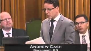 Andrew Cash Makes a Statement on the Situation with Toronto Mayor Rob Ford - November 18, 2013