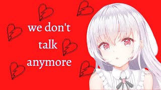 Nightcore-WE DON'T TALK ANYMORE ( FRENCH VERSION ) Charlie Puth ft. Selena Gomez(Sara'h Cover)lyrics