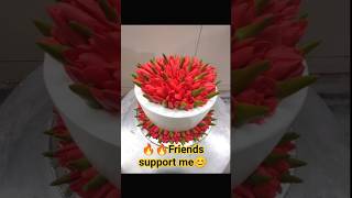 🌹flowers cake design ideas/#cake #making #flowers #youtube #chocolate #yummy #test #nice #shorts